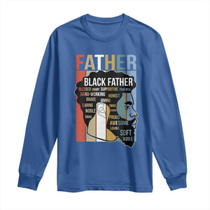 African American Black Father Long Sleeve Shirt Fathers Day Juneteenth
