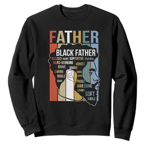 African American Black Father Sweatshirt Fathers Day Juneteenth