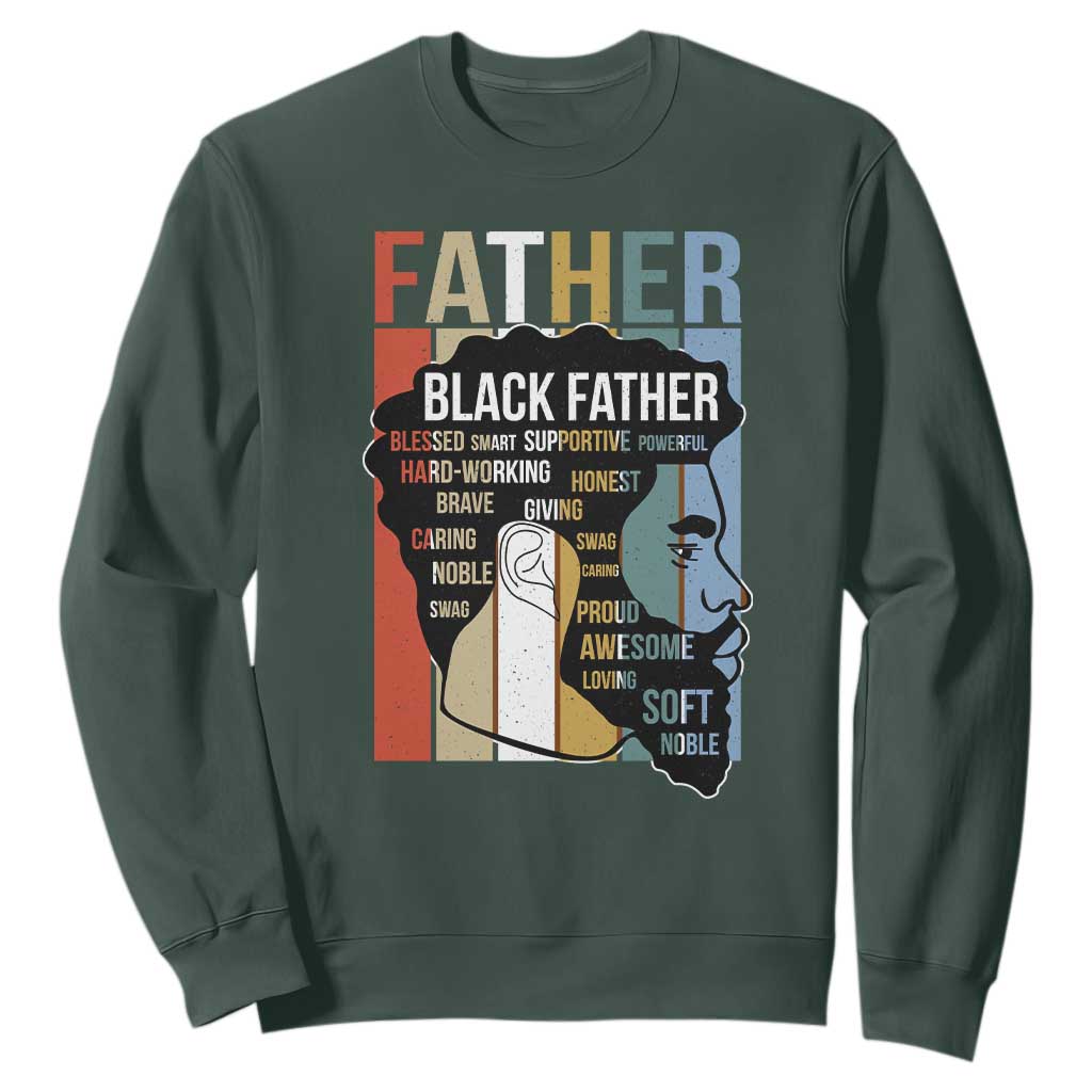 African American Black Father Sweatshirt Fathers Day Juneteenth