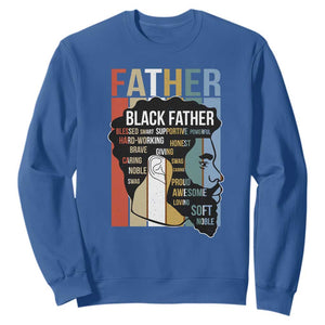 African American Black Father Sweatshirt Fathers Day Juneteenth