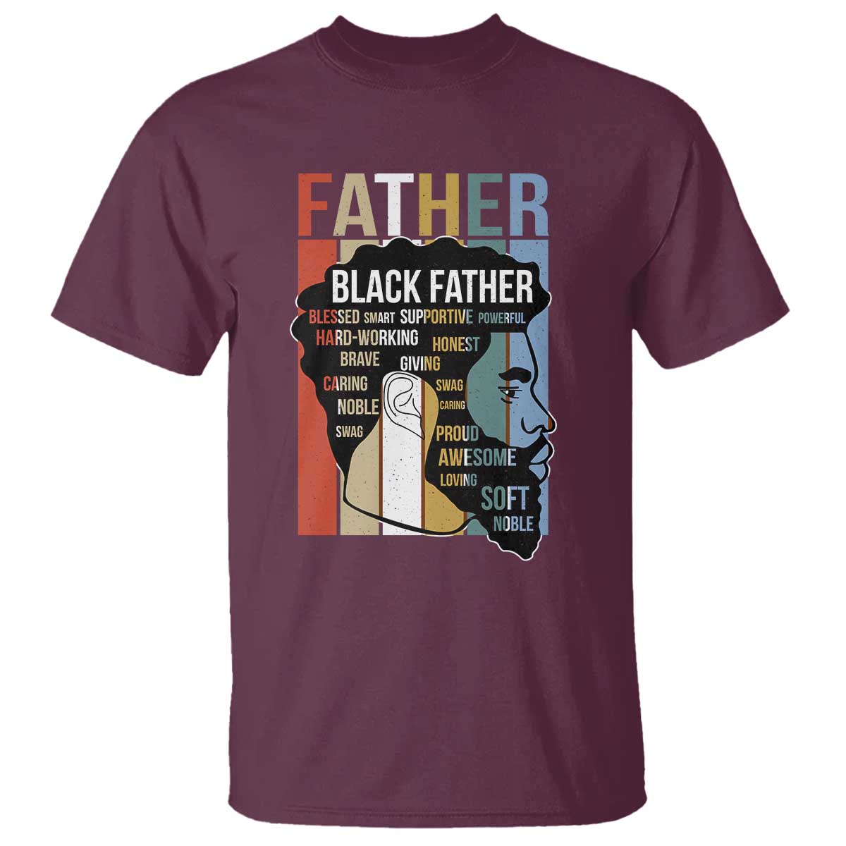 African American Black Father T Shirt Fathers Day Juneteenth