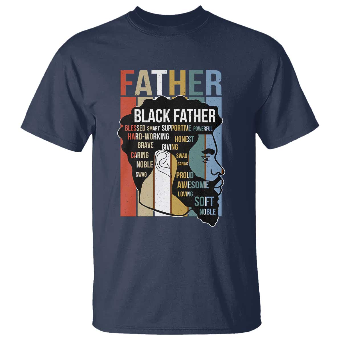 African American Black Father T Shirt Fathers Day Juneteenth