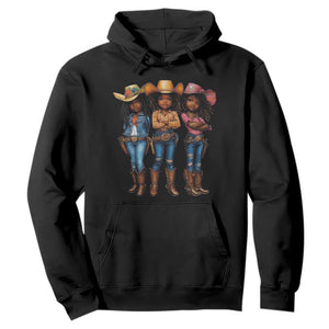 Black African American Cowgirl Baby Western Country Texas Hoodie