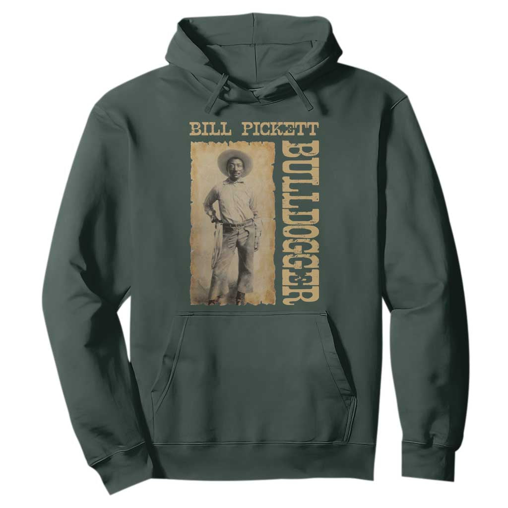 Bill Pickett The Bulldogger Hoodie Western African American Cowboy