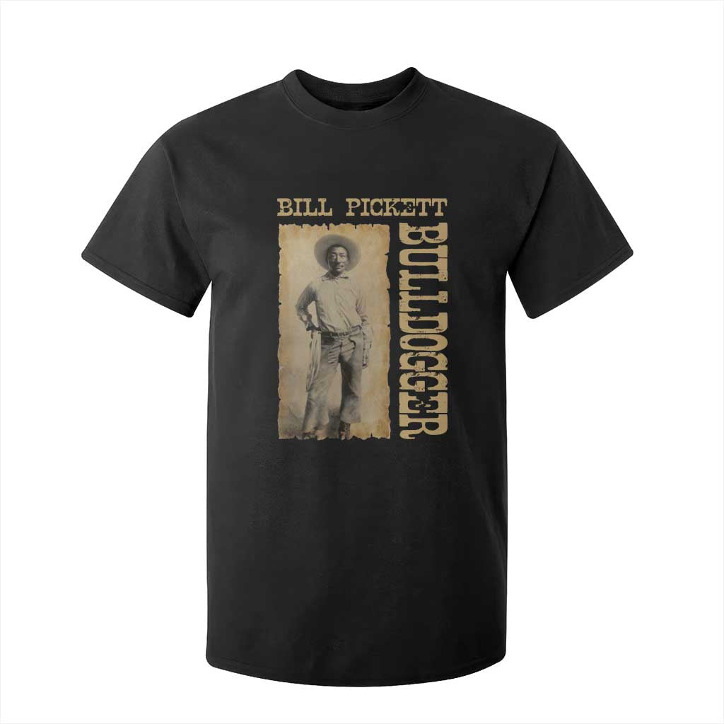 Bill Pickett The Bulldogger T Shirt For Kid Western African American Cowboy