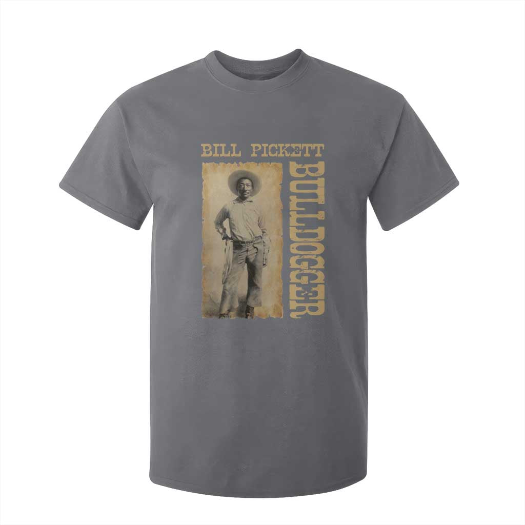 Bill Pickett The Bulldogger T Shirt For Kid Western African American Cowboy