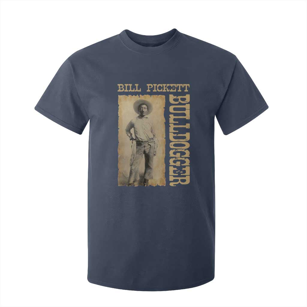 Bill Pickett The Bulldogger T Shirt For Kid Western African American Cowboy