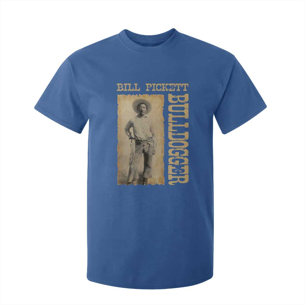 Bill Pickett The Bulldogger T Shirt For Kid Western African American Cowboy