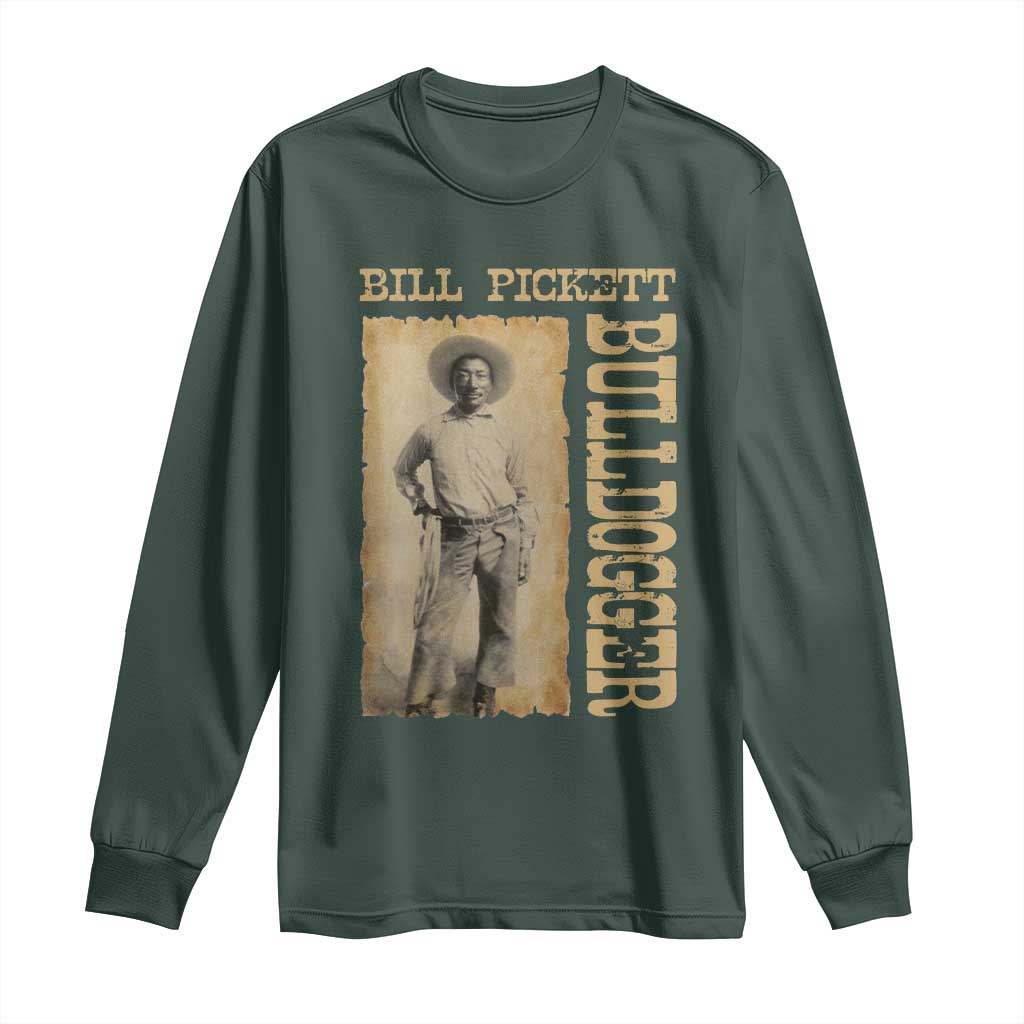 Bill Pickett The Bulldogger Long Sleeve Shirt Western African American Cowboy