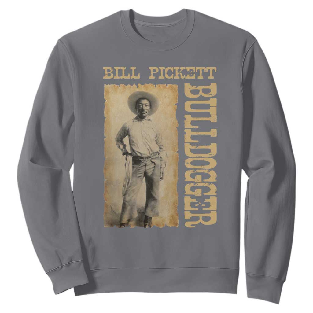 Bill Pickett The Bulldogger Sweatshirt Western African American Cowboy