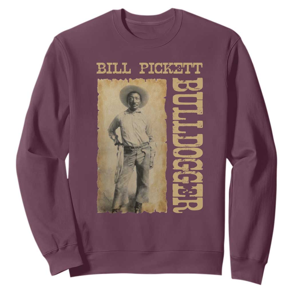 Bill Pickett The Bulldogger Sweatshirt Western African American Cowboy