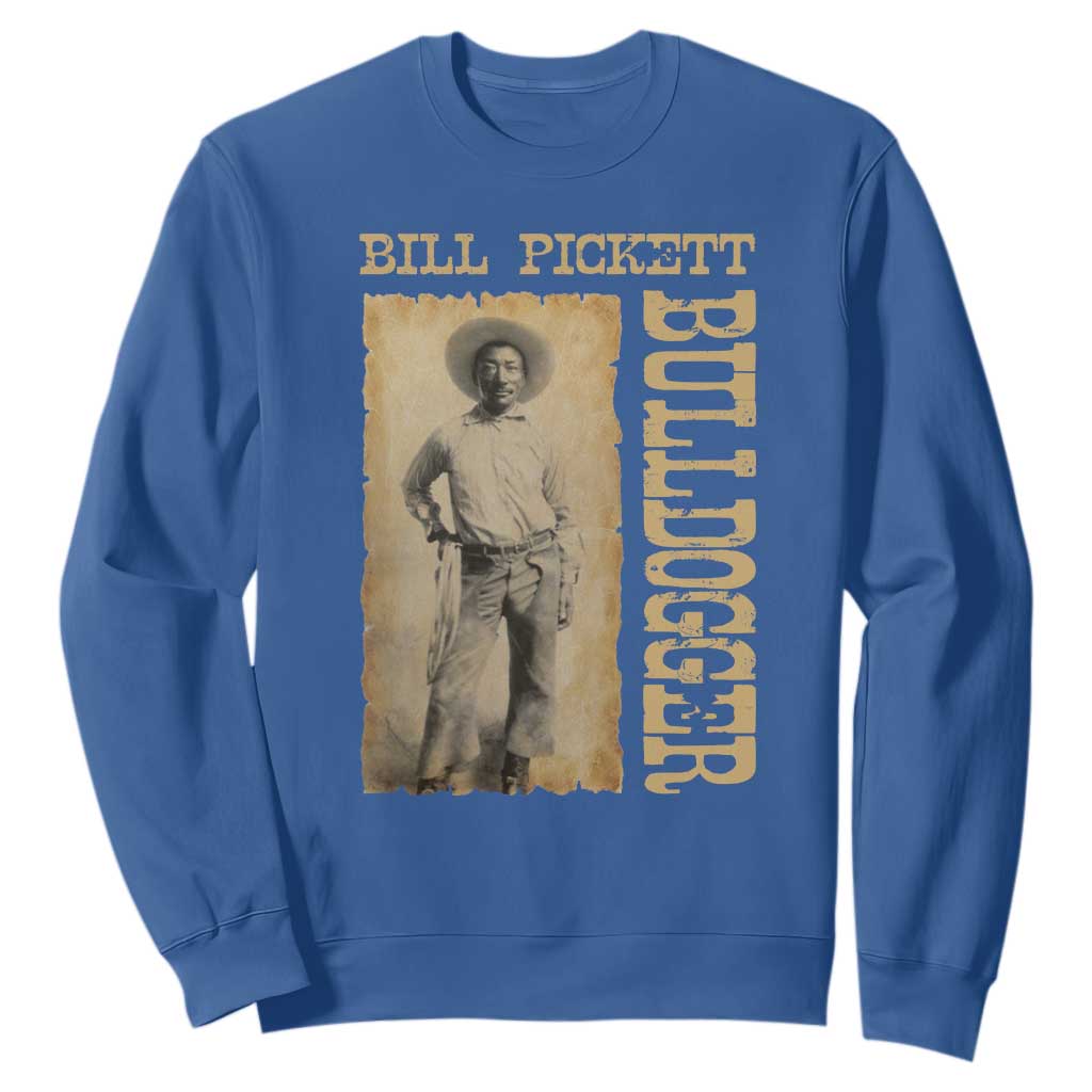 Bill Pickett The Bulldogger Sweatshirt Western African American Cowboy