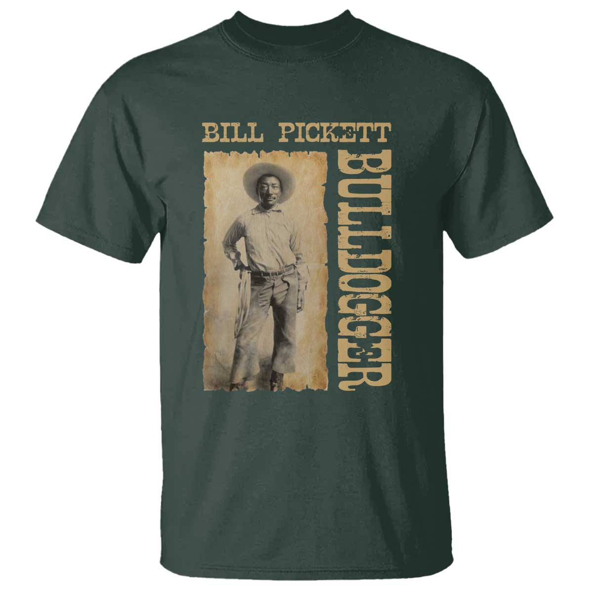 Bill Pickett The Bulldogger T Shirt Western African American Cowboy
