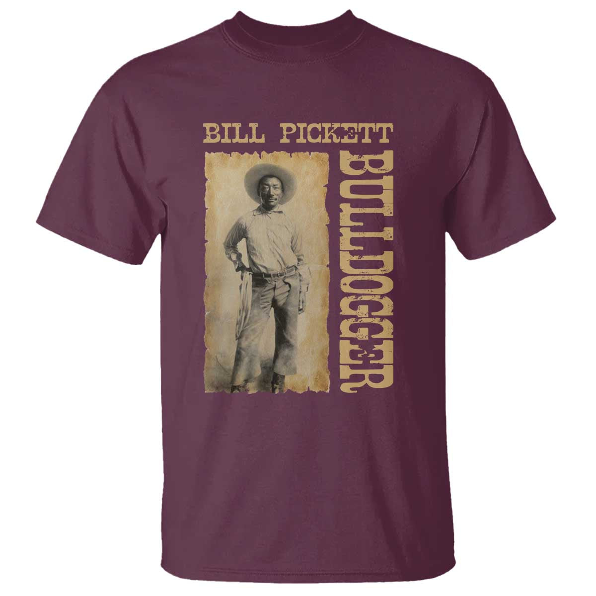 Bill Pickett The Bulldogger T Shirt Western African American Cowboy
