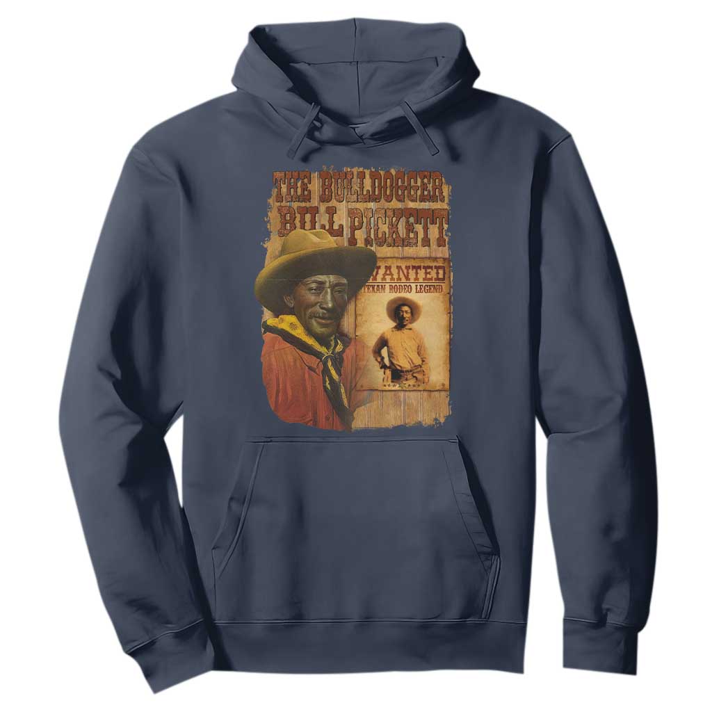 The Bulldogger Bill Pickett Hoodie Texan Rodeo Legend