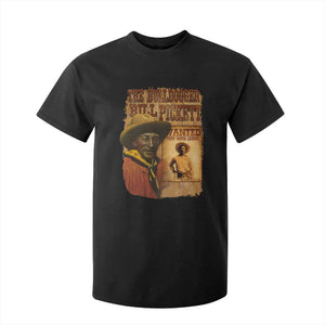The Bulldogger Bill Pickett T Shirt For Kid Texan Rodeo Legend