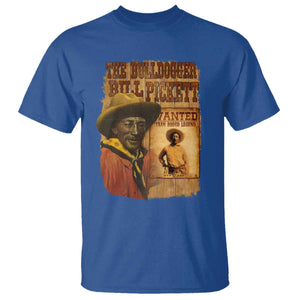 The Bulldogger Bill Pickett T Shirt Texan Rodeo Legend