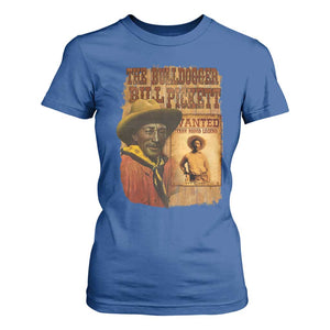 The Bulldogger Bill Pickett T Shirt For Women Texan Rodeo Legend