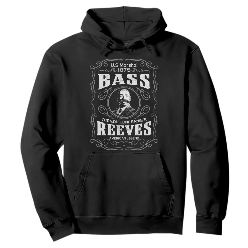 Bass Reeves Hoodie US Marshal 1875 The Real Lone Ranger American Cowboy Legend