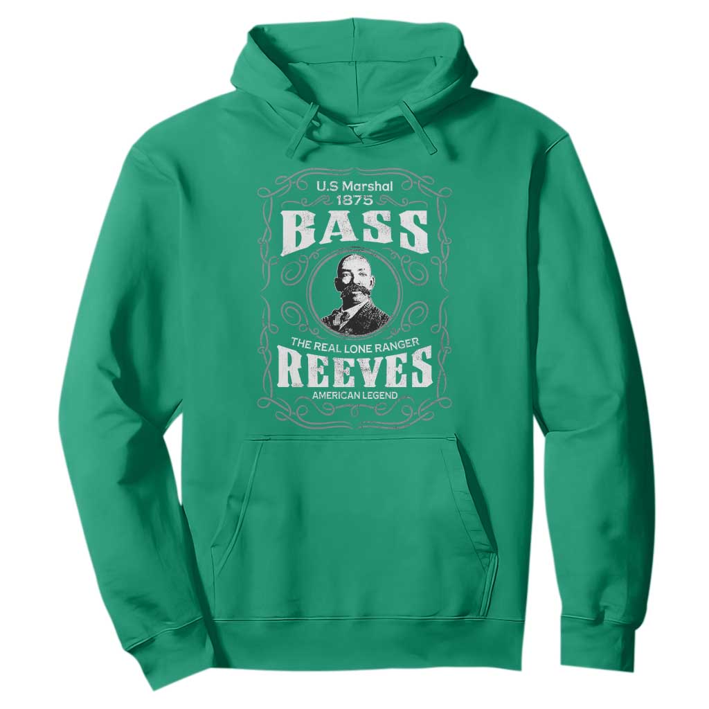 Bass Reeves Hoodie US Marshal 1875 The Real Lone Ranger American Cowboy Legend