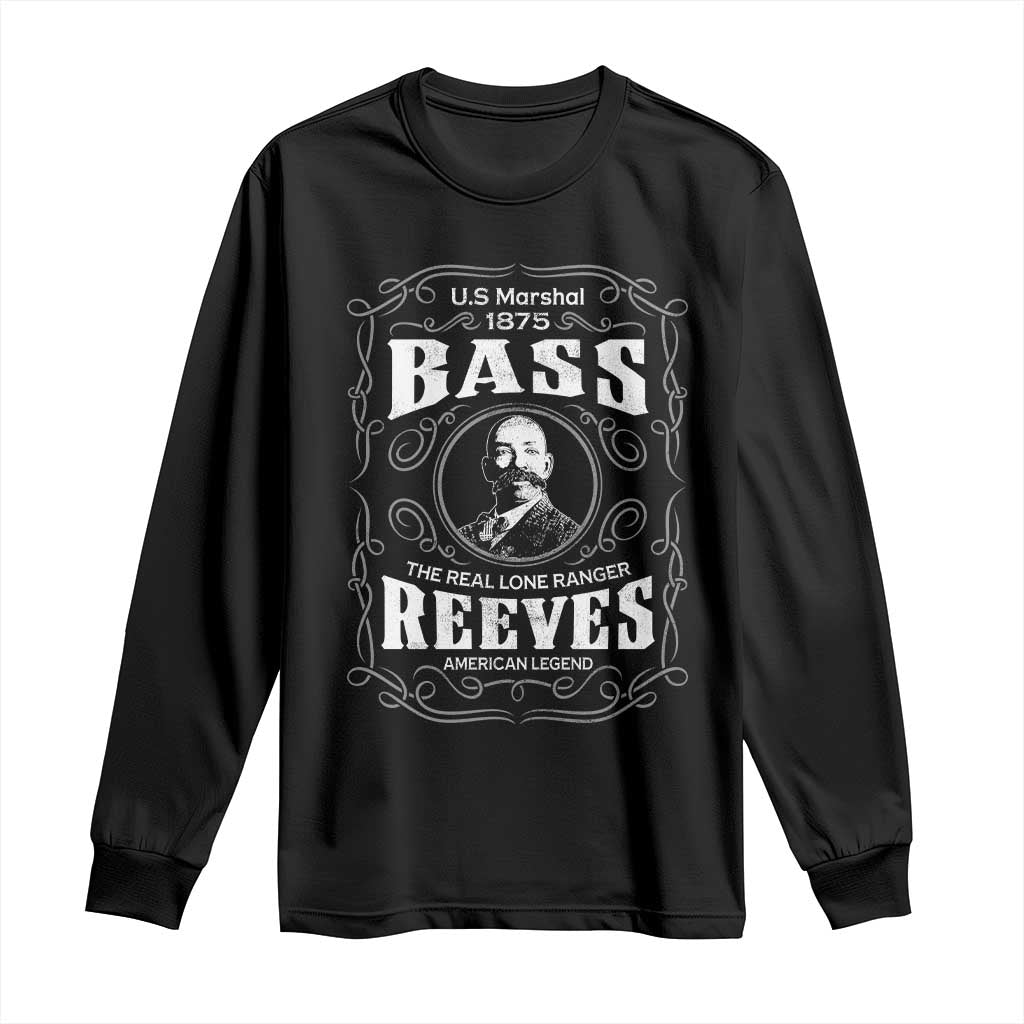 Bass Reeves Long Sleeve Shirt US Marshal 1875 The Real Lone Ranger American Cowboy Legend
