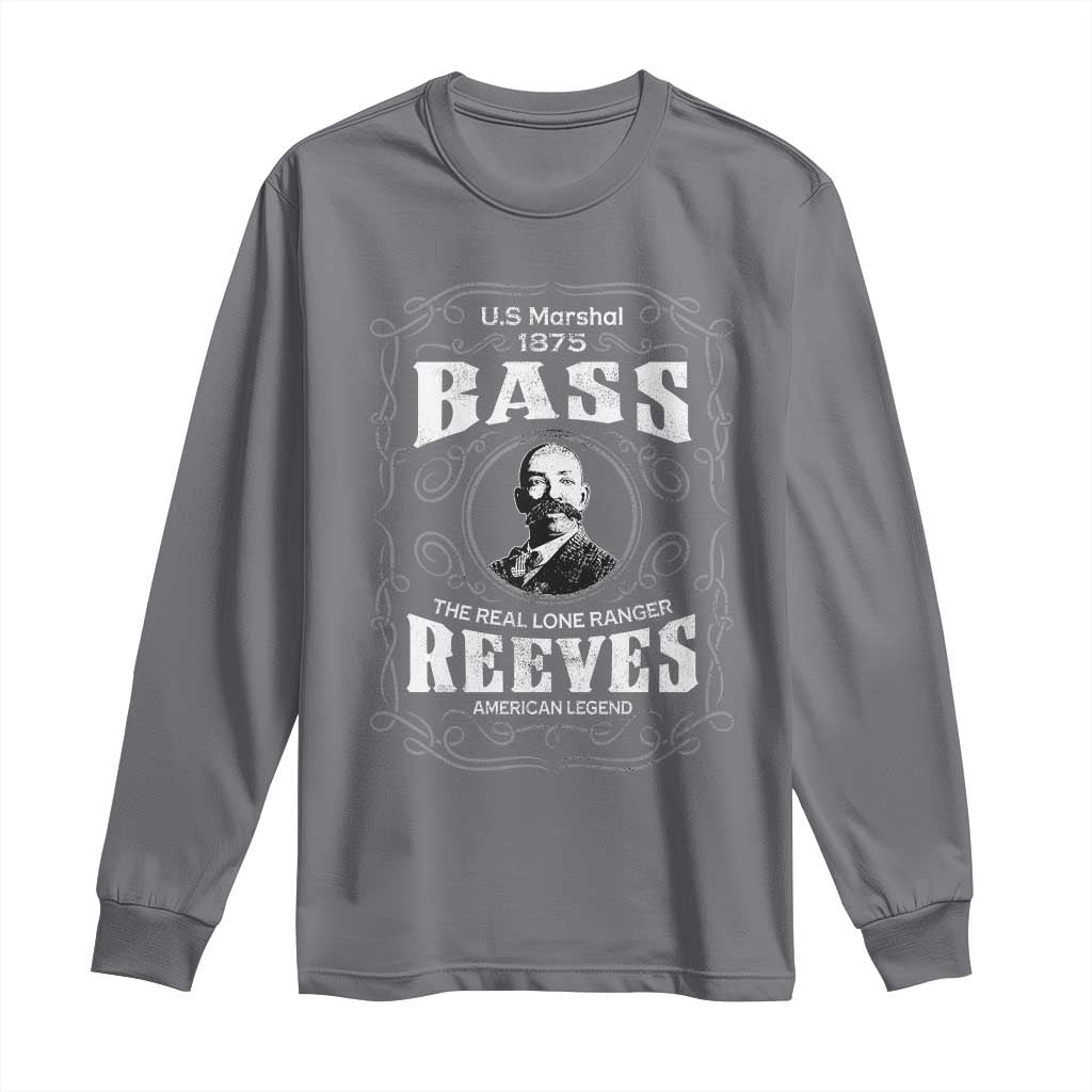 Bass Reeves Long Sleeve Shirt US Marshal 1875 The Real Lone Ranger American Cowboy Legend