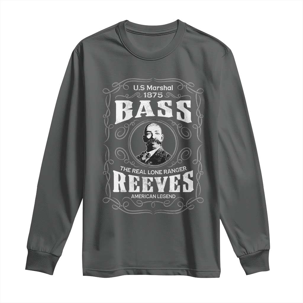 Bass Reeves Long Sleeve Shirt US Marshal 1875 The Real Lone Ranger American Cowboy Legend