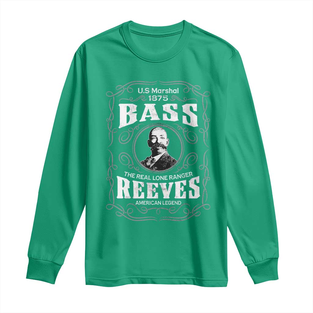 Bass Reeves Long Sleeve Shirt US Marshal 1875 The Real Lone Ranger American Cowboy Legend