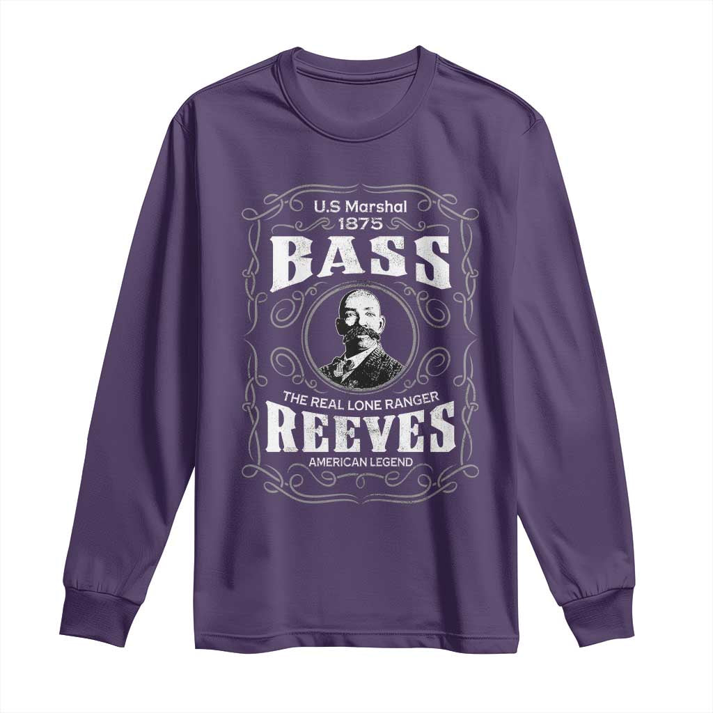 Bass Reeves Long Sleeve Shirt US Marshal 1875 The Real Lone Ranger American Cowboy Legend