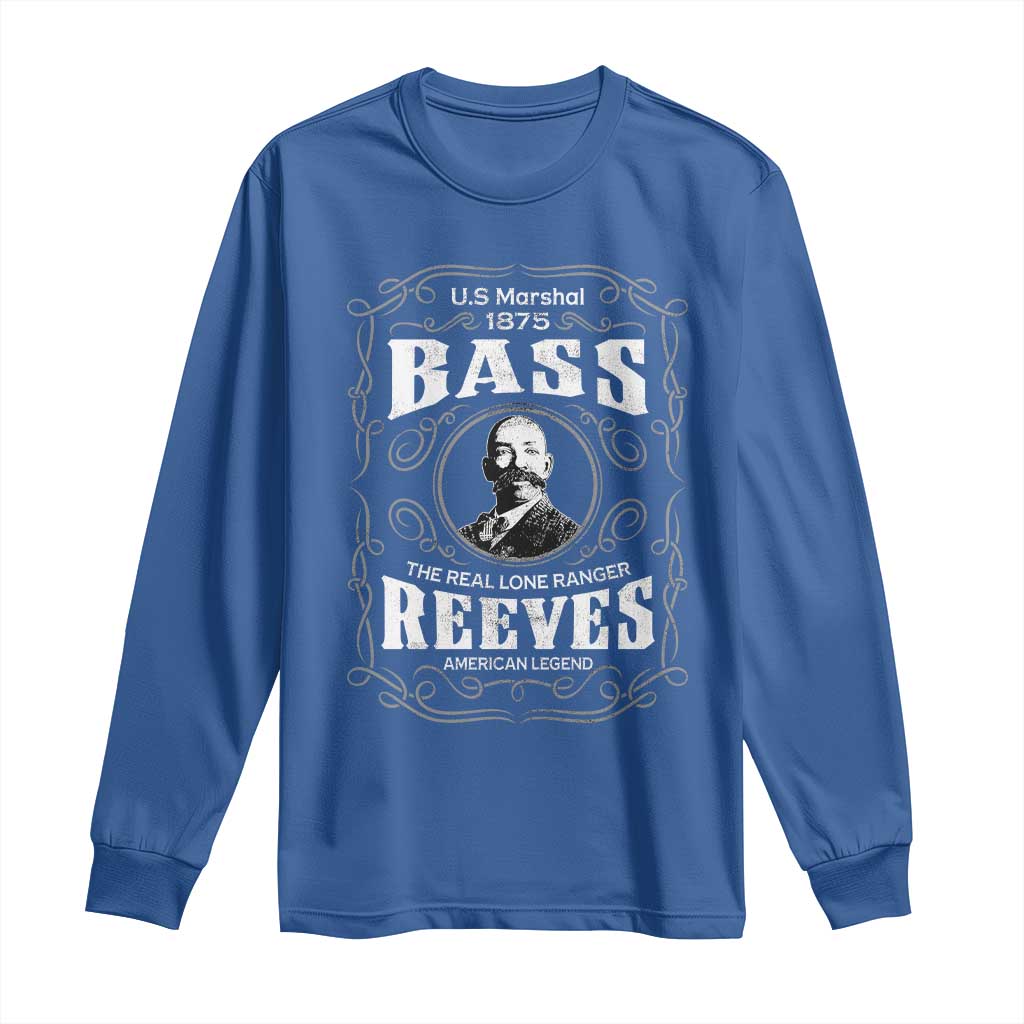 Bass Reeves Long Sleeve Shirt US Marshal 1875 The Real Lone Ranger American Cowboy Legend