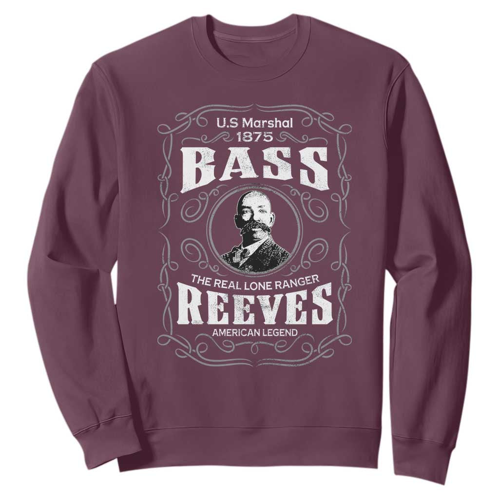 Bass Reeves Sweatshirt US Marshal 1875 The Real Lone Ranger American Cowboy Legend