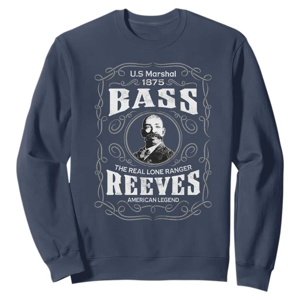 Bass Reeves Sweatshirt US Marshal 1875 The Real Lone Ranger American Cowboy Legend