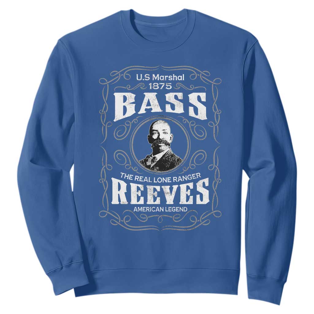 Bass Reeves Sweatshirt US Marshal 1875 The Real Lone Ranger American Cowboy Legend