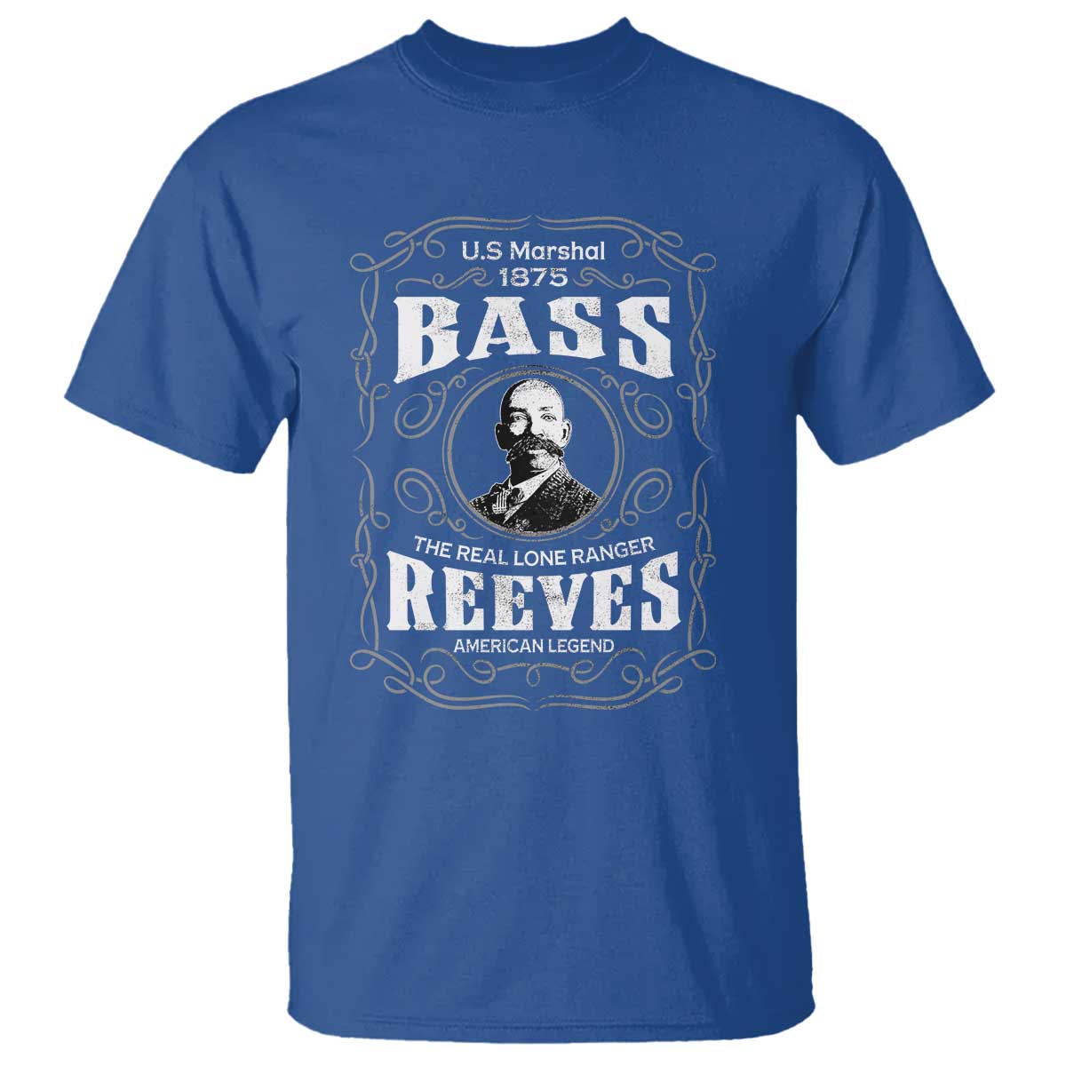 Bass Reeves T Shirt US Marshal 1875 The Real Lone Ranger American Cowboy Legend