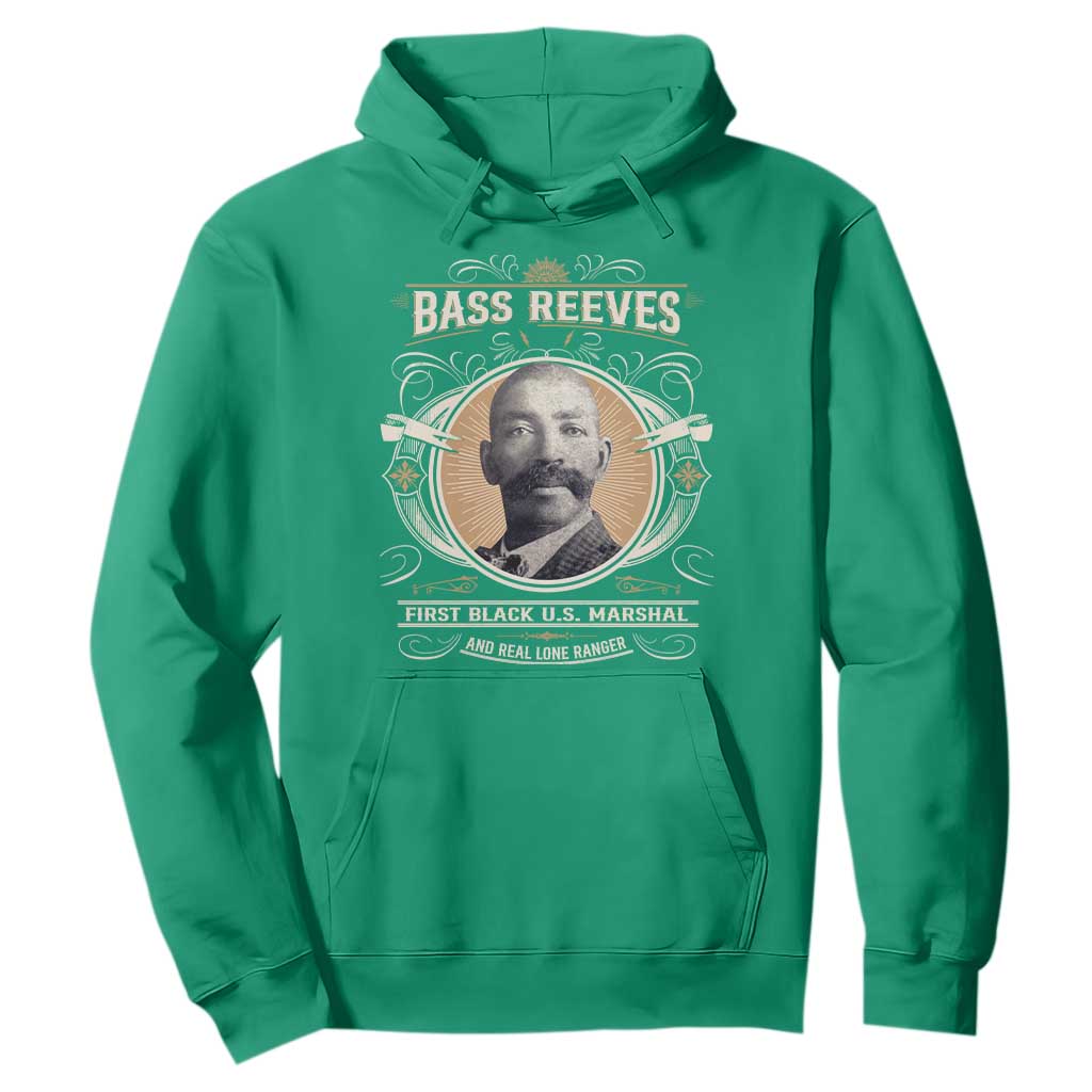 Bass Reeves First Black US Marshal And Real Lone Ranger Hoodie African American Cowboy Legend