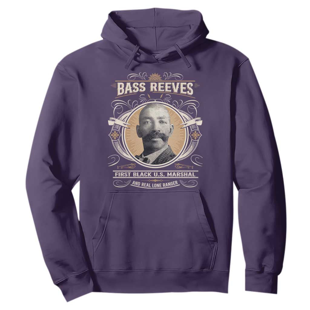 Bass Reeves First Black US Marshal And Real Lone Ranger Hoodie African American Cowboy Legend