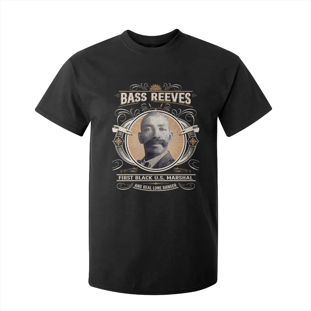 Bass Reeves First Black US Marshal And Real Lone Ranger T Shirt For Kid African American Cowboy Legend