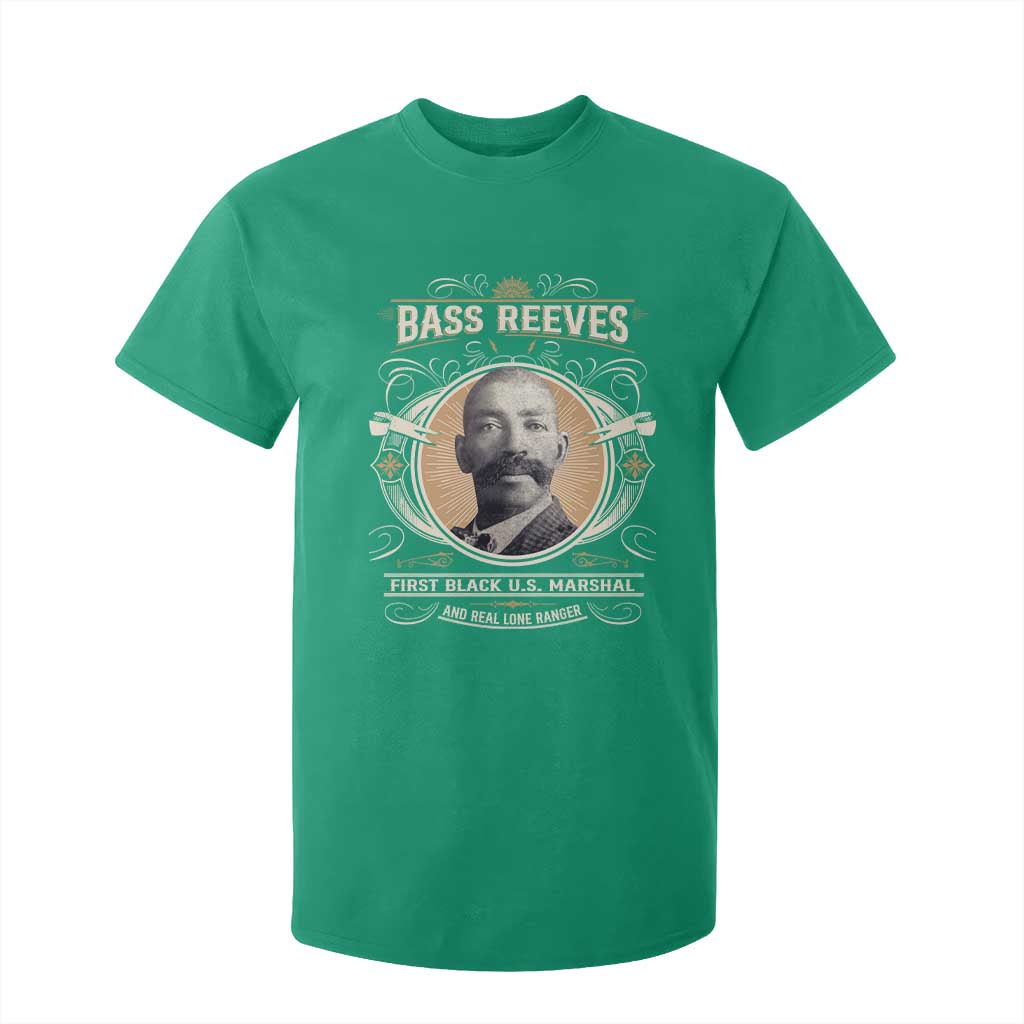 Bass Reeves First Black US Marshal And Real Lone Ranger T Shirt For Kid African American Cowboy Legend