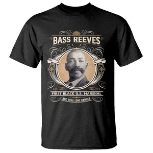 Bass Reeves First Black US Marshal And Real Lone Ranger T Shirt African American Cowboy Legend