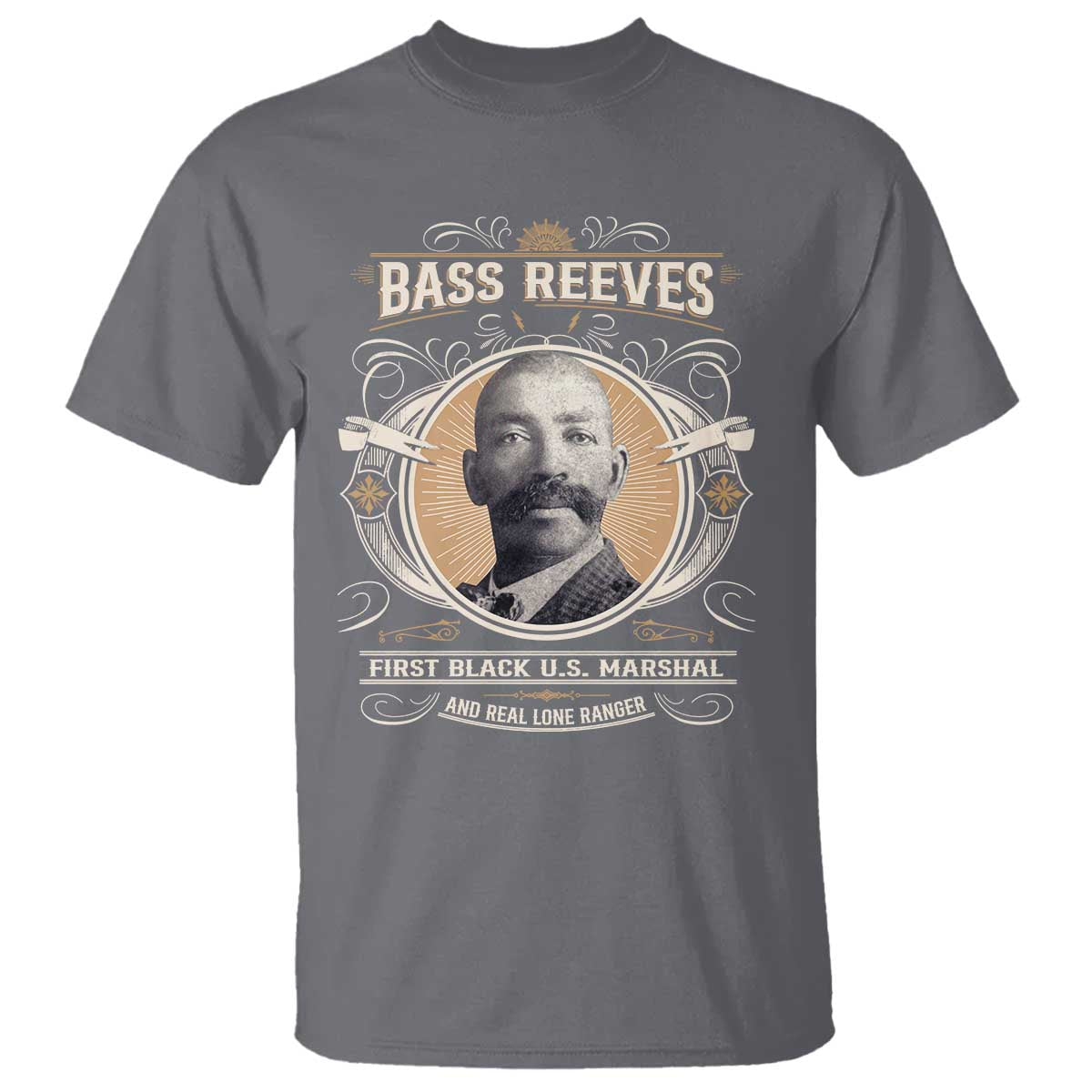 Bass Reeves First Black US Marshal And Real Lone Ranger T Shirt African American Cowboy Legend