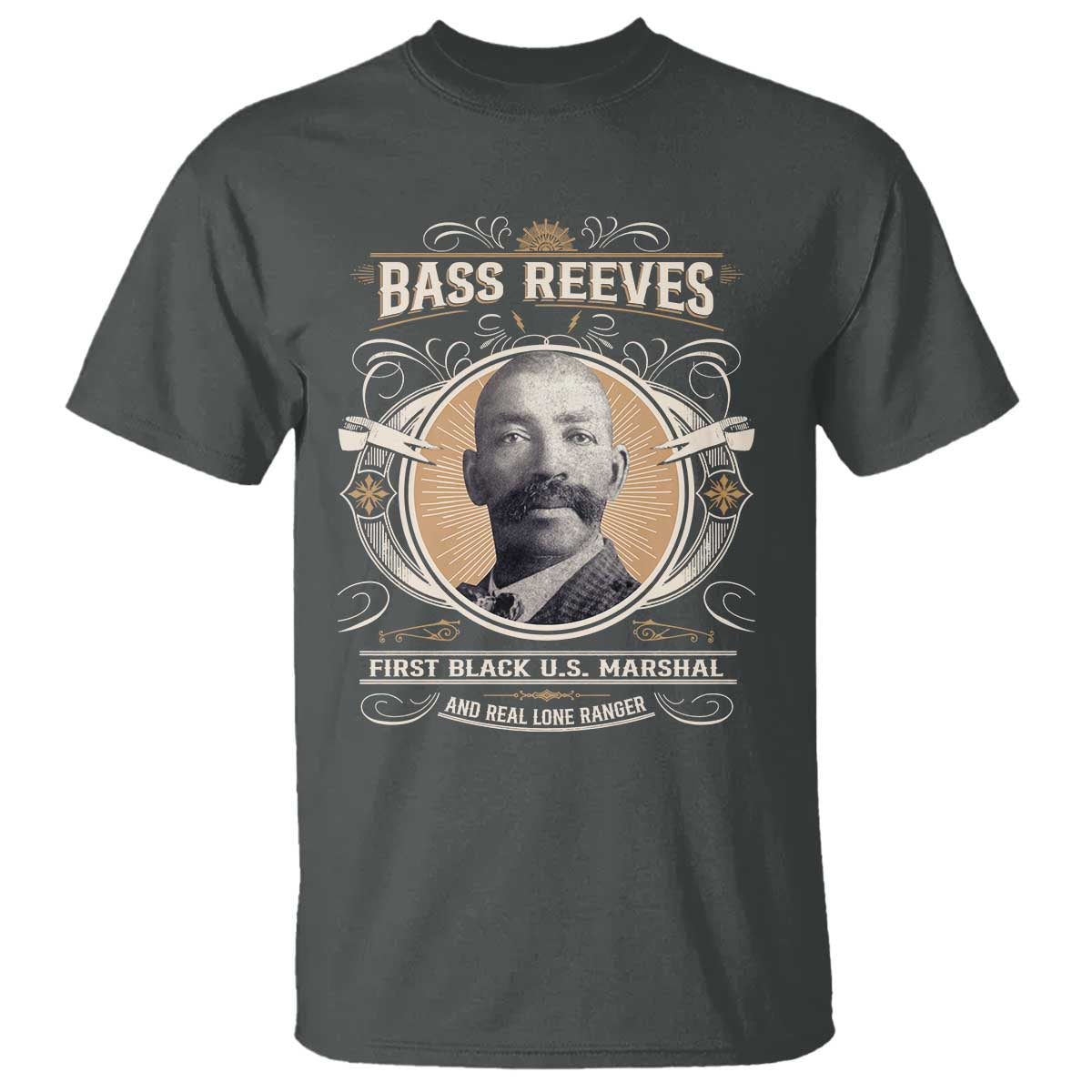Bass Reeves First Black US Marshal And Real Lone Ranger T Shirt African American Cowboy Legend