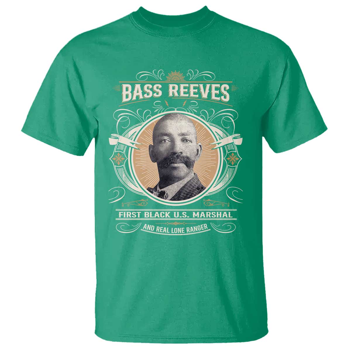 Bass Reeves First Black US Marshal And Real Lone Ranger T Shirt African American Cowboy Legend