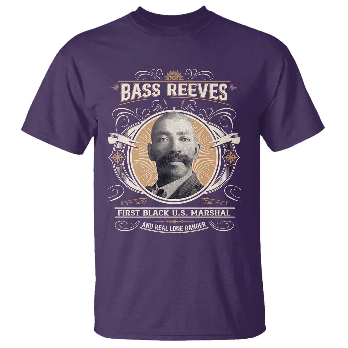 Bass Reeves First Black US Marshal And Real Lone Ranger T Shirt African American Cowboy Legend