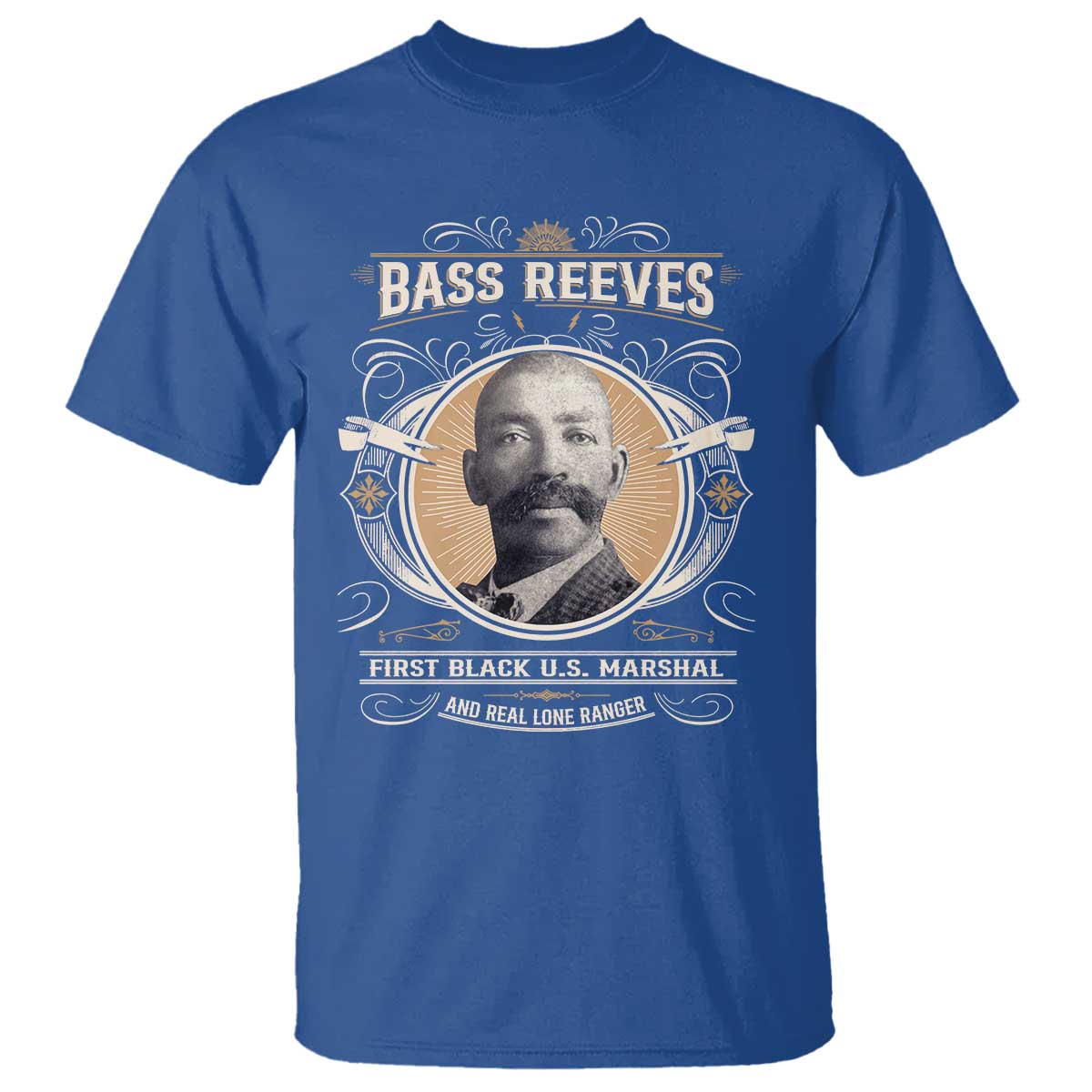 Bass Reeves First Black US Marshal And Real Lone Ranger T Shirt African American Cowboy Legend