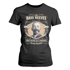 Bass Reeves First Black US Marshal And Real Lone Ranger T Shirt For Women African American Cowboy Legend