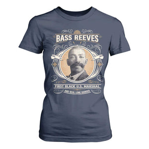 Bass Reeves First Black US Marshal And Real Lone Ranger T Shirt For Women African American Cowboy Legend