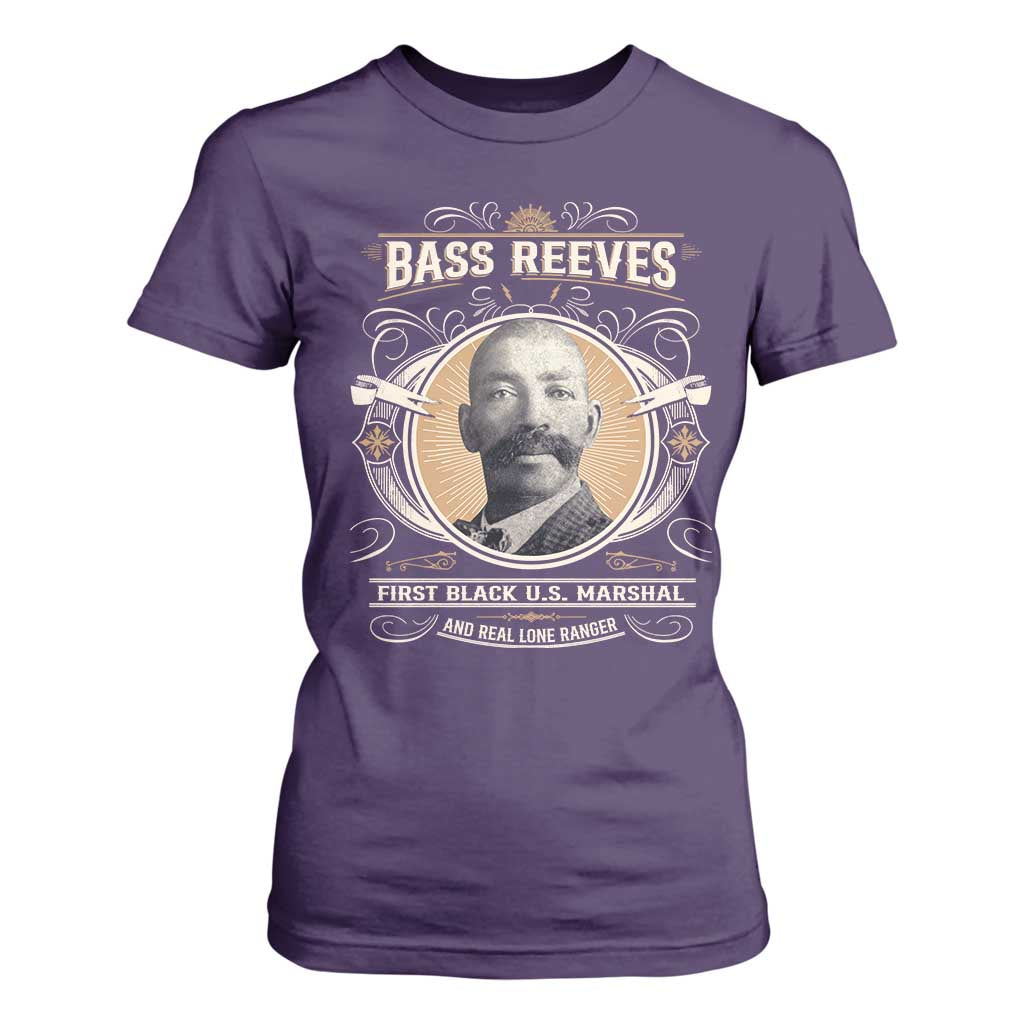 Bass Reeves First Black US Marshal And Real Lone Ranger T Shirt For Women African American Cowboy Legend