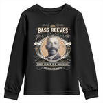 Bass Reeves First Black US Marshal And Real Lone Ranger Youth Sweatshirt African American Cowboy Legend