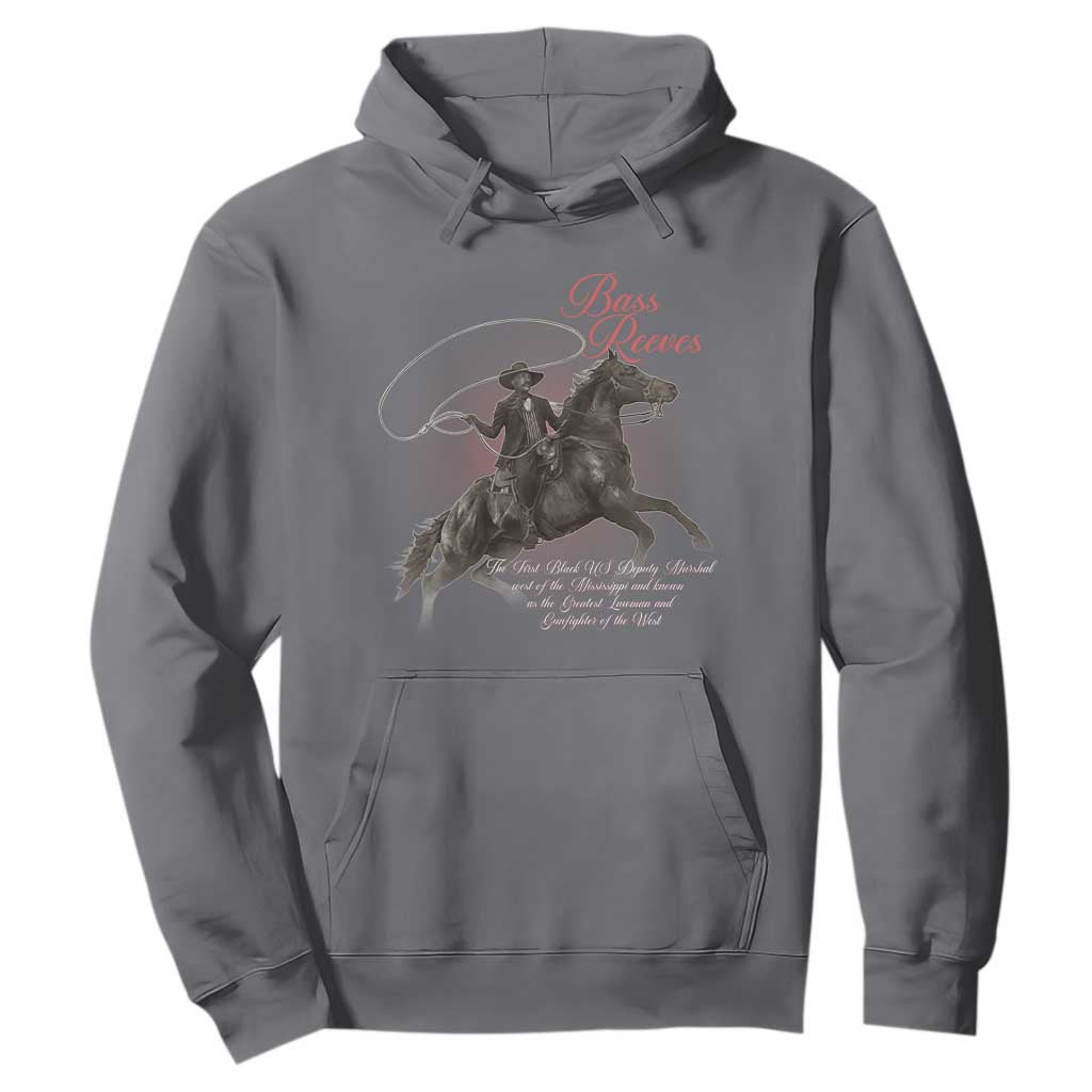 Bass Reeves Hoodie African American Cowboy Marshal Black History Month TS11