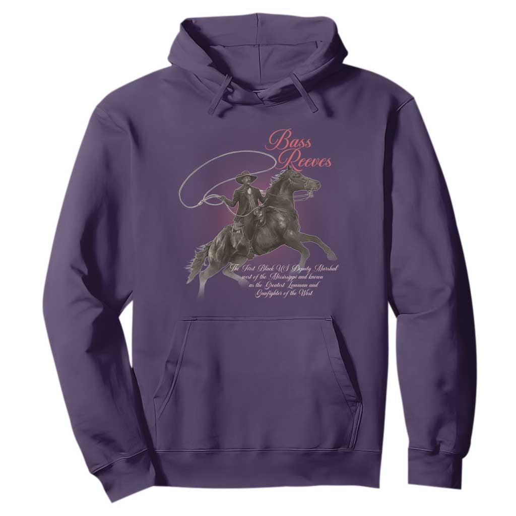 Bass Reeves Hoodie African American Cowboy Marshal Black History Month TS11